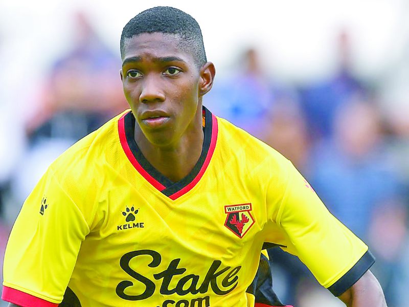 yaser asprilla welcome to his new home the colombian talent was received in watford 16574869001914
