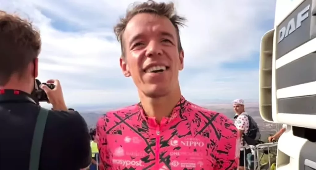 'Rigo' said so many 'Colombian' profanities that the Vuelta a España asked for a translation 2 Rigo Uran after winning in Spain