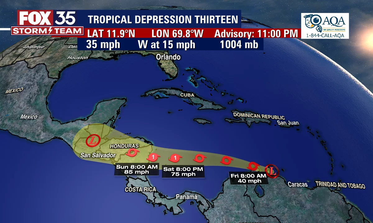 tropical storm julia near colombia and venezuela also threatens nicaragua 4b03d266 tropical track