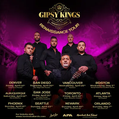 Gipsy Kings Announce Their New Tour “Renaissance” in the US 2 gipsy kings announce their new tour renaissance in the us 9bae5f9cf5af33003ae8f312f2f4a912