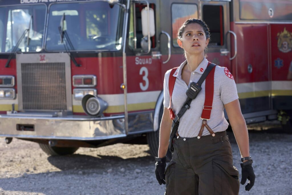 Chicago Fire: Stella Kidd and Sam Carver survive explosion 2 https onechicagocenter.com files 2022 10 nup 198584 01896