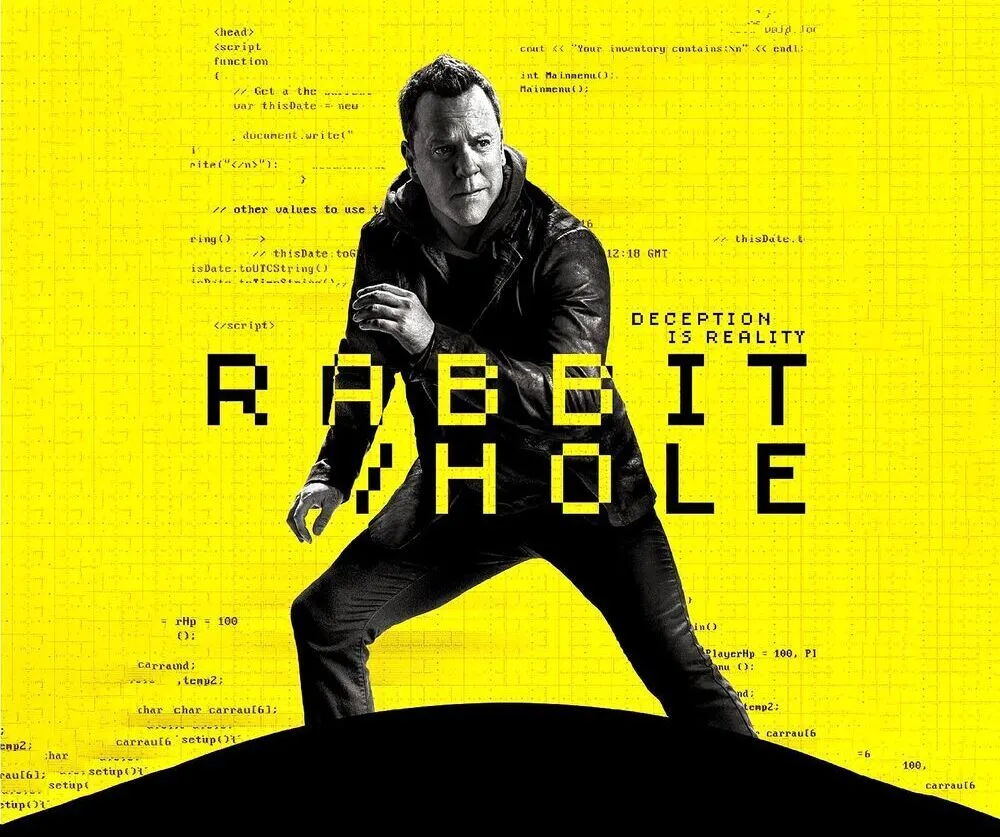 Kiefer Sutherland Stars in the Gripping Espionage Series "Rabbit Hole" 2 Kiefer Sutherland as John Weir in Rabbit Hole