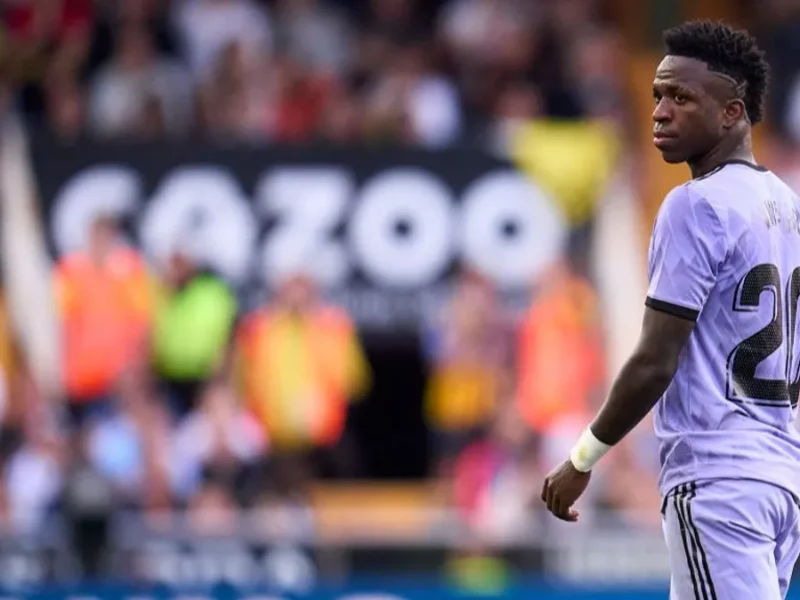 vinicius junior taking a stand against racism in spanish football continuos de racismo no es futbol es inh a7df