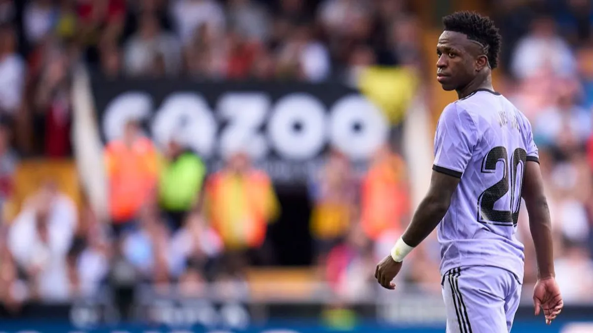 vinicius junior taking a stand against racism in spanish football continuos de racismo no es futbol es inh a7df