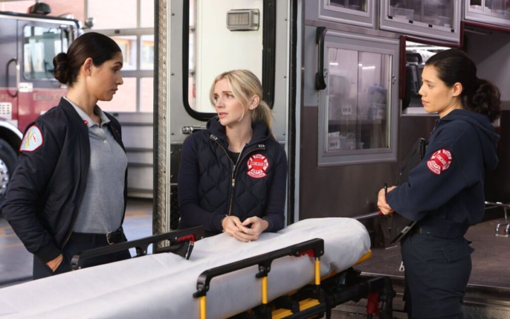Heartbeats and Heroism: Chicago Fire Season 12, Episode 4 14 heartbeats and heroism chicago fire season 12 episode 4 chicago fire miranda rae mayo kara kilmer hanako greensmith nup 203048 00146