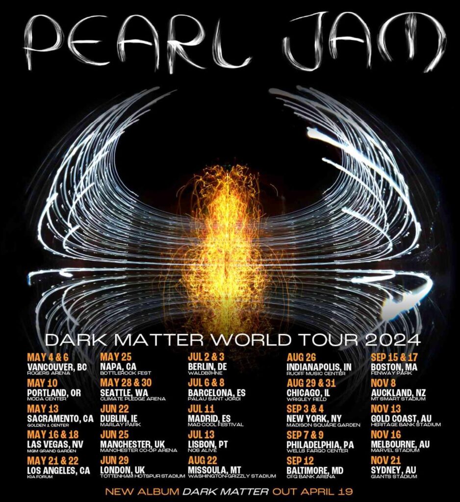 Pearl Jam's Electrifying Comeback: "Dark Matter" Unleashed 12 pearl jams electrifying comeback dark matter unleashed pearl jam dark matter world tour 2024 ph.danny clinch 1