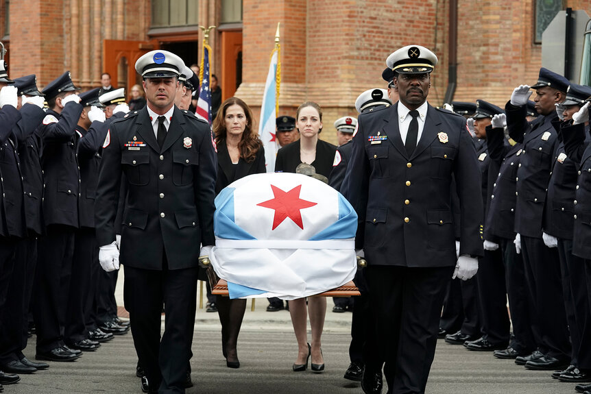 chicago fire why kelly severides tribute to benny severide will leave you in tears chicago fire 707 kelly severide wallace boden