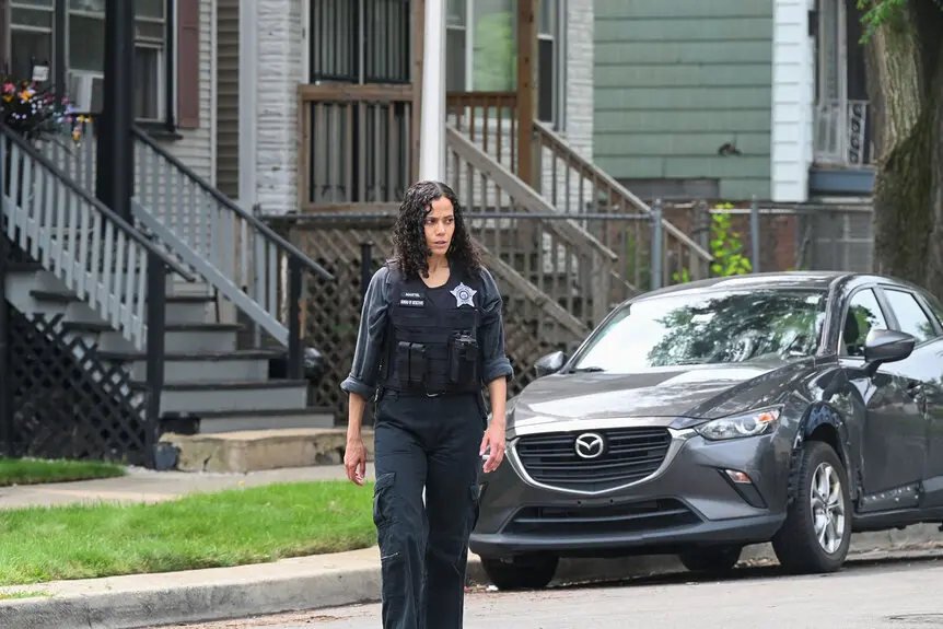 Emily Martel (Victoria Cartagena) appears in Chicago P.D. Season 12 Episode 1. Photo: Lori Allen/NBC