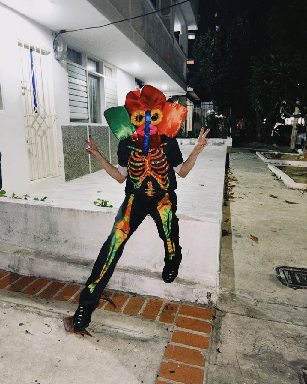 Shakira shines at the Barranquilla Carnival with her children 14 Shakira posing with a mask made for Barranquilla Festival. This is a traditional way to celebrate in carnival.