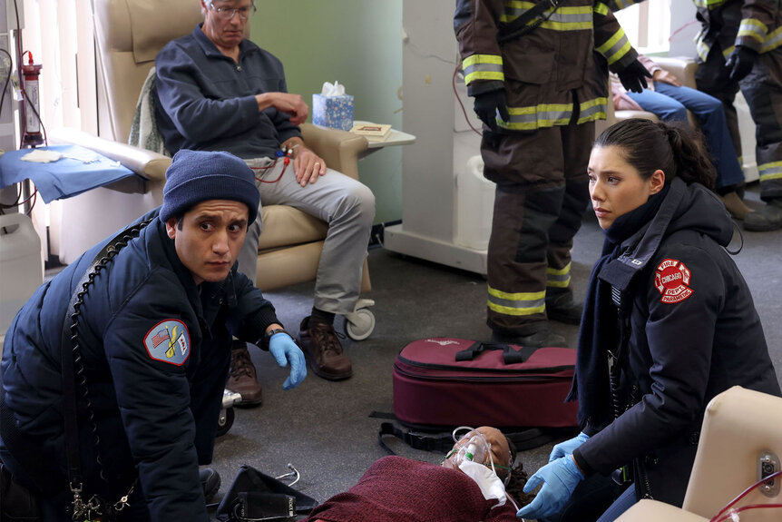 All About Jared Lennox, Violet's Shady New Partner on Chicago Fire 20 Jared Lennox (Wesam Keesh), and Violet Mikami (Hanako Greensmith) appear in Season 12 Episode 8 of Chicago Fire. Photo: Adrian S Burrows Sr/NBC