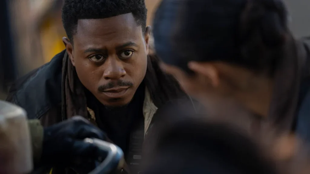 CHICAGO FIRE -- "Quicksand" Episode 13008 -- Pictured: (l-r) Daniel Kyri as Darren Ritter