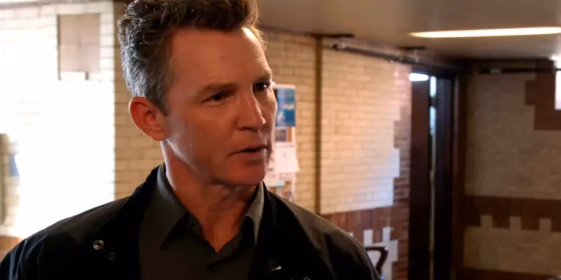 chicago p d reid targets burgess while plotting voights downfall chicago pd reid standing in th