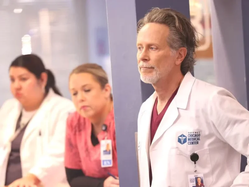 dean archer breaks down chicago meds most heart wrenching episode yet chicago med season 10 episode