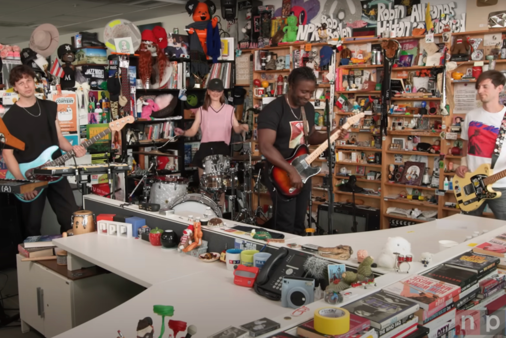 bloc party shines with nostalgia and freshness in their tiny desk concert bloc party tiny desk