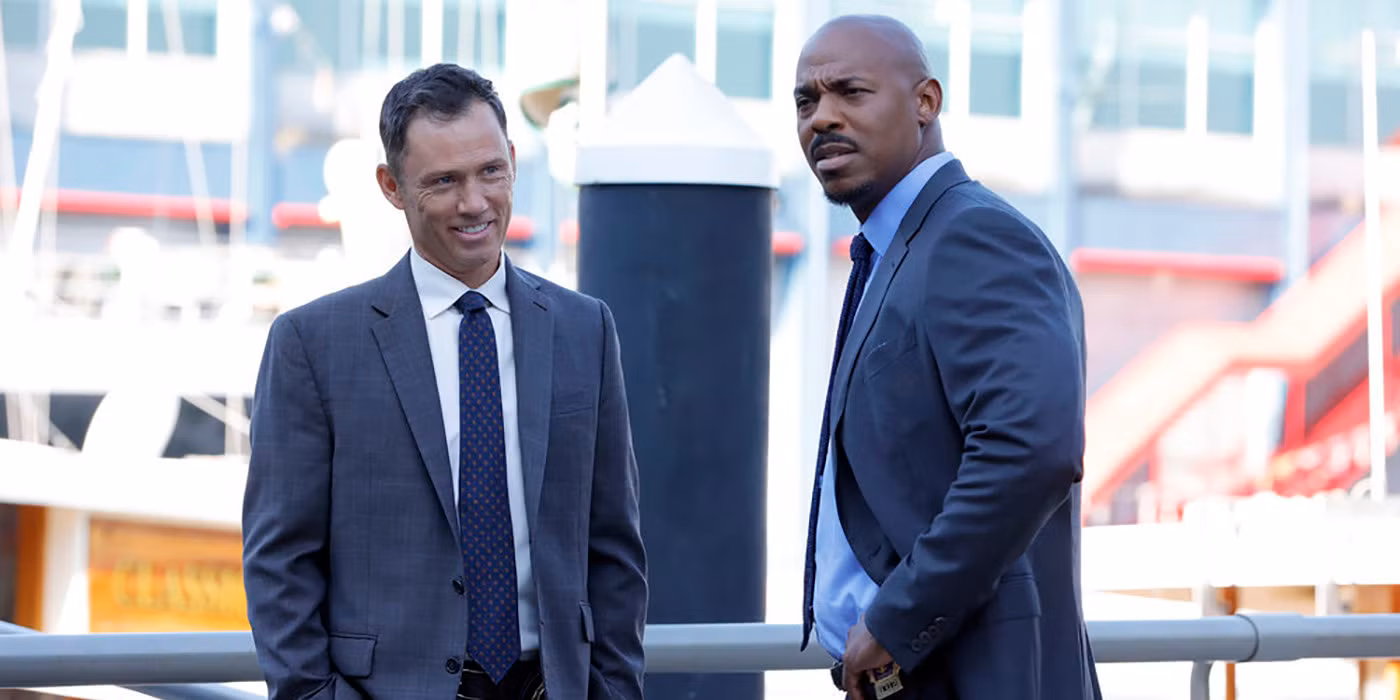 Mehcad Brooks Leaves Law & Order: Who Will Replace Detective Jalen Shaw? 20 Jeffrey Donovan and Mehcad Brooks in Law and Order