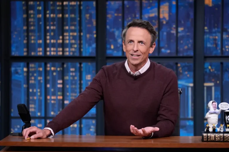 seth meyers opens up about late night uncertainty and its impact on his mental health host seth meyers monologue jul