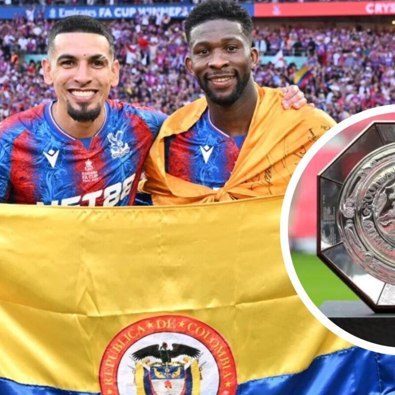 Daniel Muñoz and Jefferson Lerma Crowned Community Shield Champions