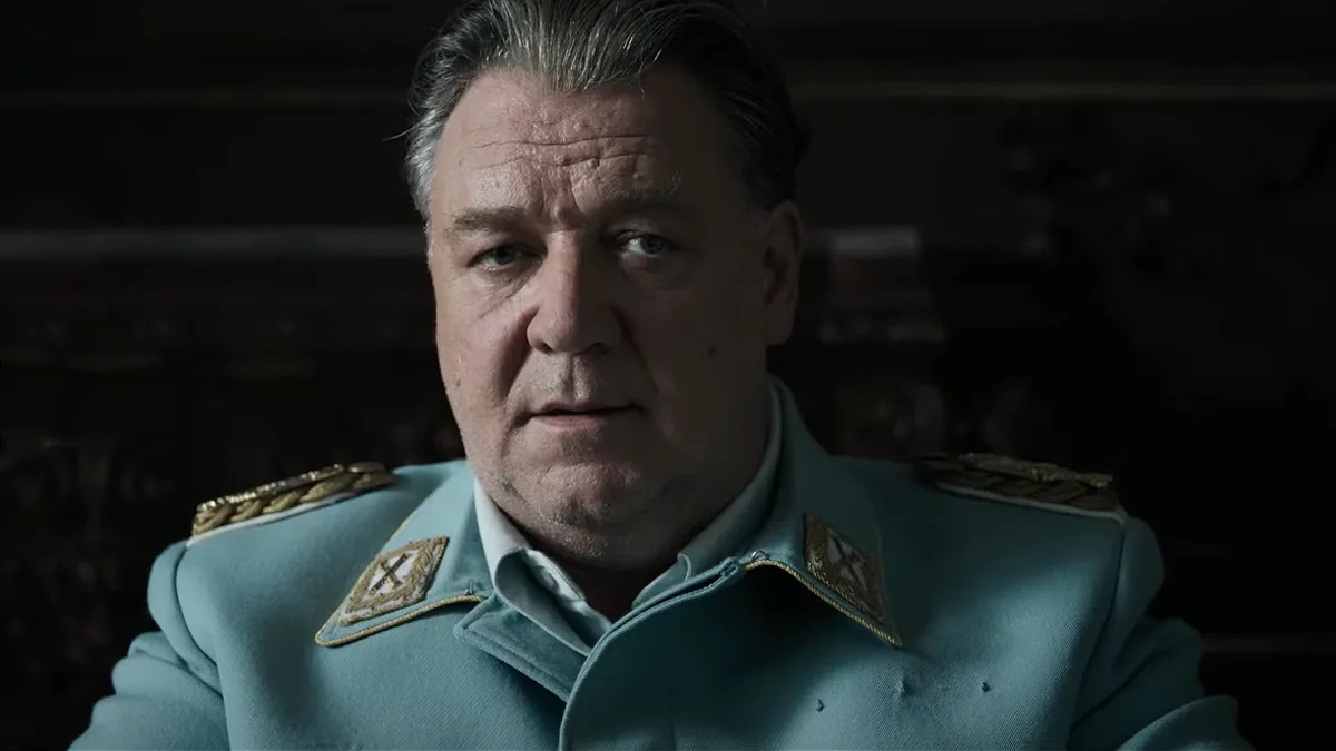 first look at nuremberg a sky original drama starring russell crowe and rami malek nuremberg