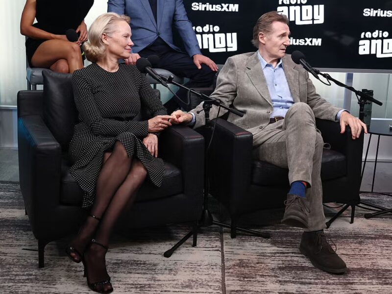 Pamela Anderson and Liam Neeson Spark Romance Rumors at SiriusXM Event