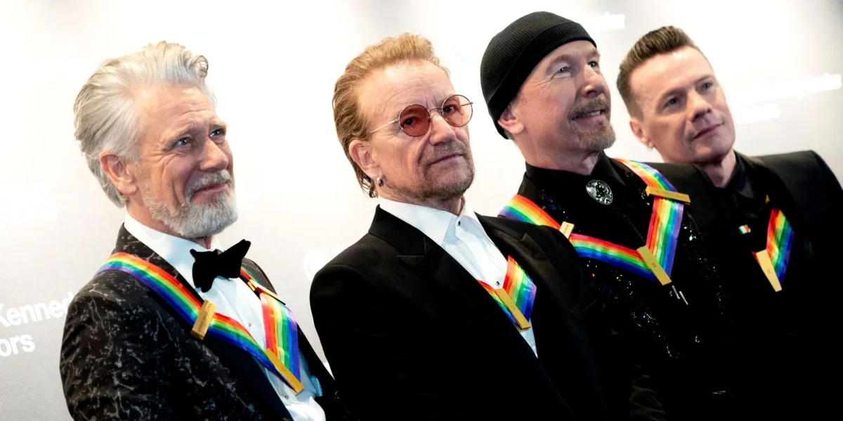 u2 addresses israel gaza conflict during las vegas performance u2