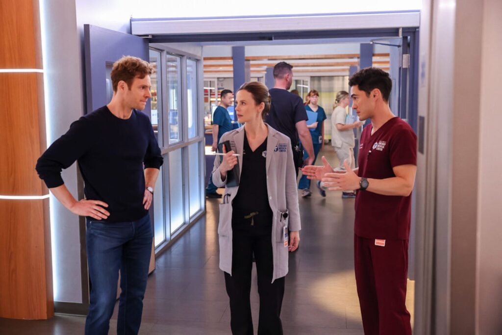 chicago med celebrates episode 200 with will halsteads return and emotional reunion chicago med episode 200 will l